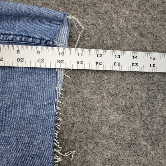 Diesel Shorts Mens 31x34 Blue Busky Cut Off Streetwear Grunge Outdoor Button Fly - Picture 8 of 10